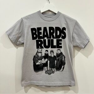 Duck Dynasty Kids Gray Graphic T-Shirt Medium